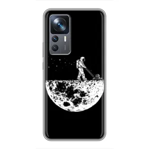 Силиконовый Чехол с принтом "Космонавты" на Xiaomi 12T (Космонавт)