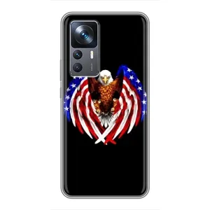 Чохол Прапор USA для Xiaomi 12T (Крила США)