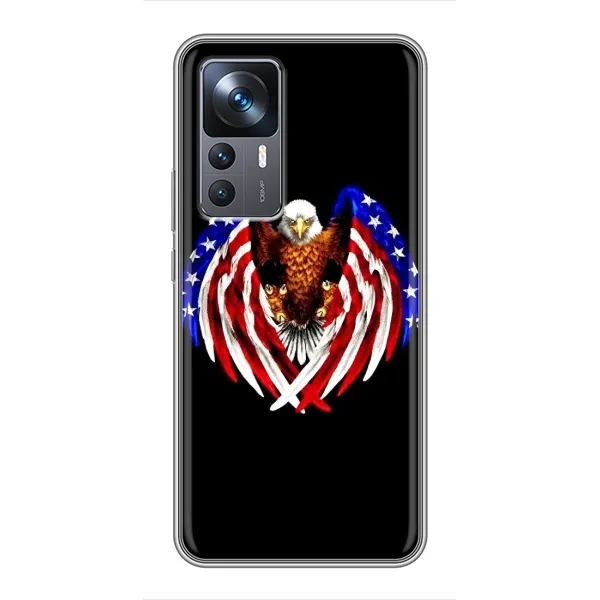 Чехол с рисунком «Крылья США» для Xiaomi 12T