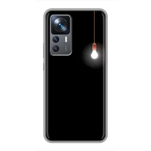 Чохол з картинками на чорному фоні для Xiaomi 12T (Лампочка)
