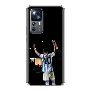 Чехлы Лео Месси Аргентина для Xiaomi 12T (Лео Чемпион)
