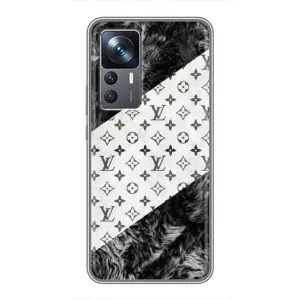 Чехол Стиль Louis Vuitton на Xiaomi 12T (LV на белом)