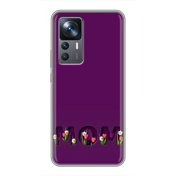 Чехол с рисунком «Мама с цветами» для Xiaomi 12T Чехол с рисунком «Мама с цветами» для Xiaomi 12T
