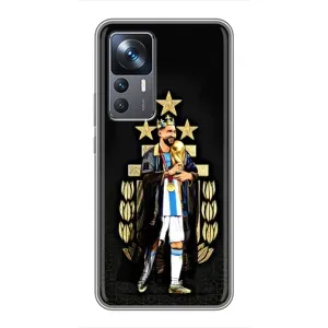 Чехлы Лео Месси Аргентина для Xiaomi 12T (Месси король)