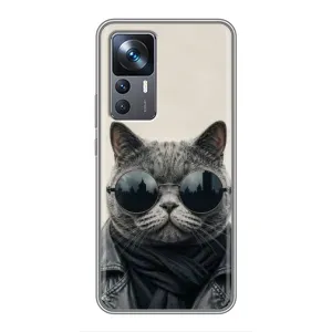 Чехол на тематику: Коты для Xiaomi 12T (Модный кот)
