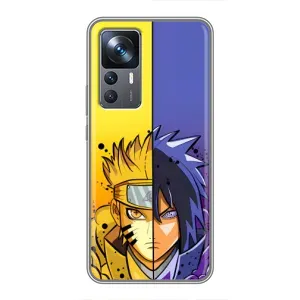 Купить Чехлы на телефон с принтом Anime для Xiaomi 12T (Naruto Vs Sasuke)