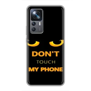 Чохол з Прикольним Принтом на Xiaomi 12T (Не чіпай мій телефон)