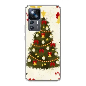 Чехол Новогодняя Елка на Xiaomi 12T (Новогодний принт)