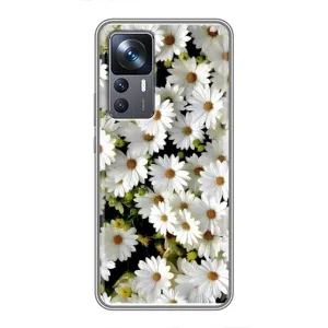 Чехол с ромашками на Xiaomi 12T (Рамка в ромашках)