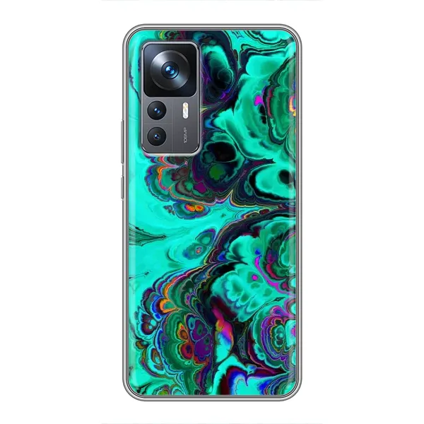 Чехол с рисунком «Салатный мрамор» для Xiaomi 12T Чехол с рисунком «Салатный мрамор» для Xiaomi 12T