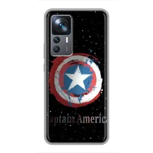 Чехол с Щитом Капитана Америки на Xiaomi 12T (Щит Капитана)