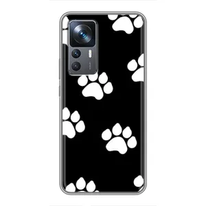 Бампер для Xiaomi 12T с картинкой "Песики" (Следы собак)