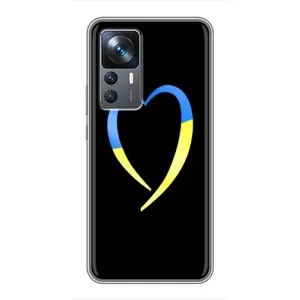 Силиконовый Чехол на Xiaomi 12T (Я-Украина) (Украинское сердце)