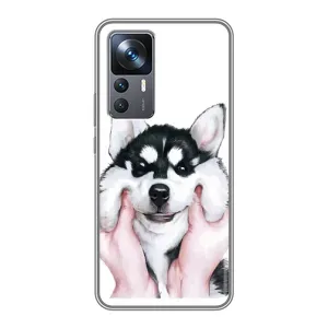 Бампер для Xiaomi 12T с картинкой "Песики" (Собака Хаски)