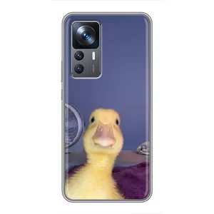 Бампер з принтом Меми для Xiaomi 12T (Качка)