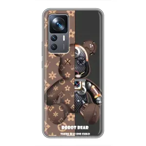 Силиконовый чехол для Xiaomi 12T (Медмедь Луи Виттон)