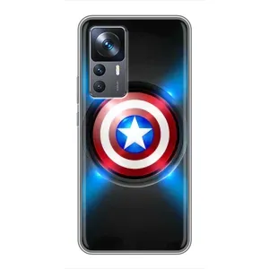 Чехол с Щитом Капитана Америки на Xiaomi 12T (Яркий Щит Капитана)