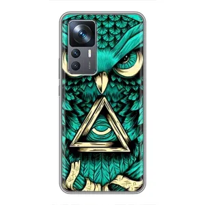 Чехлы с принтом СОВЫ для Xiaomi 12T (Зеленая сова)
