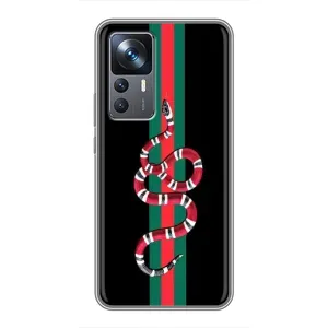 Чехлы Бренд GUCCI для Xiaomi 12T (Змей Гуччи)