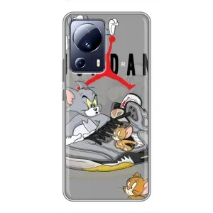 Силиконовый Чехол Nike Air Jordan на Сяоми 13 Лайт (Air Jordan)
