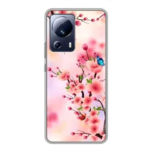 Чохол з картинкою Сакури на Xiaomi 13 Lite (Метелики на сакурі)