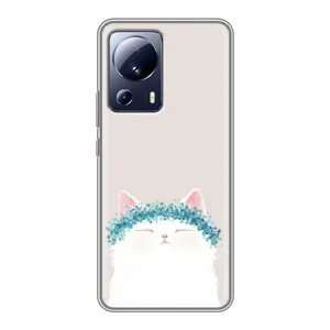 Чохол на тематику: Коти для Xiaomi 13 Lite (Білий котик)