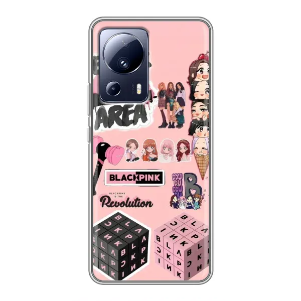 Чехол с рисунком «BLACK PINK коллаж» для Xiaomi 13 Lite Чехол с рисунком «BLACK PINK коллаж» для Xiaomi 13 Lite