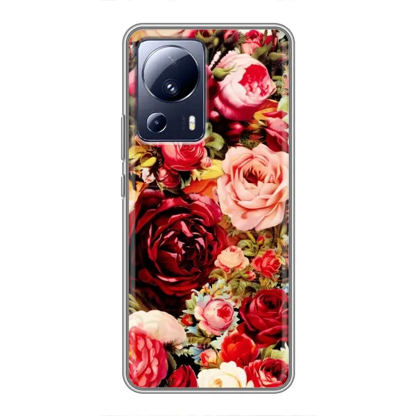 Чохол з малюнком «Букет квітів» для Xiaomi 13 Lite Чохол з малюнком «Букет квітів» для Xiaomi 13 Lite