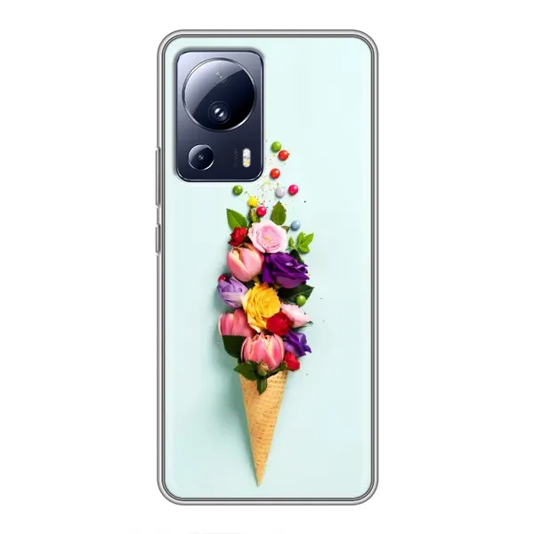 Чохол з малюнком «Квітка-морозиво» для Xiaomi 13 Lite Чохол з малюнком «Квітка-морозиво» для Xiaomi 13 Lite