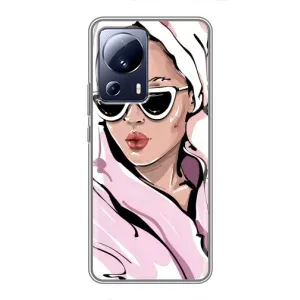 Чохол з картинкою Модні Дівчата Xiaomi 13 Lite (Дівчина в халаті)