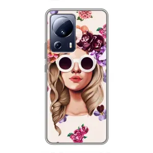 Чохол з картинкою Модні Дівчата Xiaomi 13 Lite (Дівчина в окулярах)