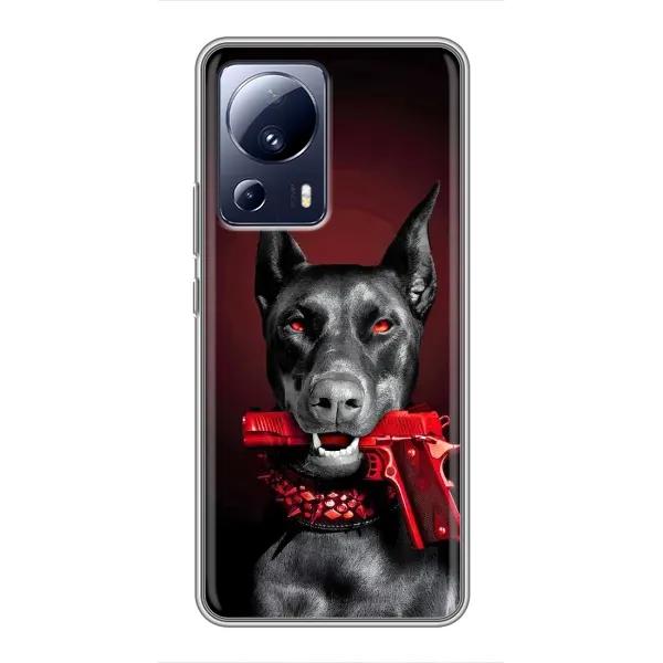 Чехол с рисунком «Доберман злой» для Xiaomi 13 Lite Чехол с рисунком «Доберман злой» для Xiaomi 13 Lite