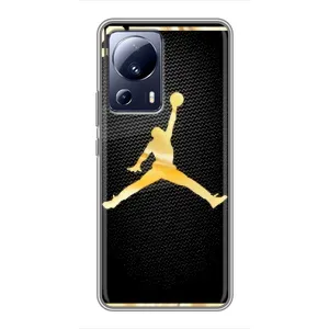 Силиконовый Чехол Nike Air Jordan на Сяоми 13 Лайт (Джордан 23)