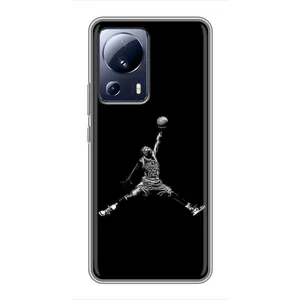 Силиконовый Чехол Nike Air Jordan на Сяоми 13 Лайт (Джордан)