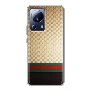 Чехлы Бренд GUCCI для Xiaomi 13 Lite (Фон Гуччи)