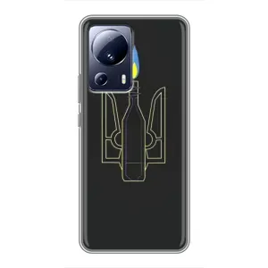 Чехол с картинкой (Патриотический ГЕРБ) на Xiaomi 13 Lite (Герб - Молотова)