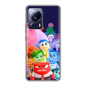 Чехол Головоломка для Xiaomi 13 Lite - (AlphaPrint) (Герои головоломки)