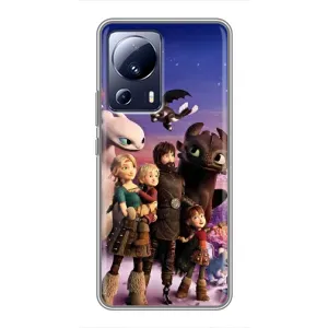 Чехол дракон Беззубик для Xiaomi 13 Lite (Герои дракона)