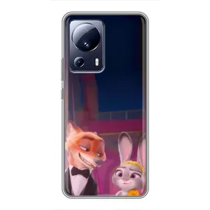 Силиконовый чехол с принтом Зоотрополіс для Xiaomi 13 Lite (Главные герои)