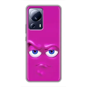 Силиконовые Чехлы (смешные стикеры) для Xiaomi 13 Lite (Хитрая мордочка)