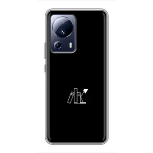 Чохол з картинками на чорному фоні для Xiaomi 13 Lite (Книжки)
