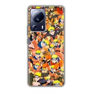 Чохли з принтом НАРУТО на Xiaomi 13 Lite (Коллаж Наруто)
