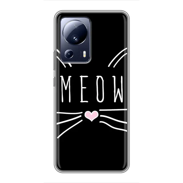 Чехол с рисунком «КОТИК MEOW» для Xiaomi 13 Lite Чехол с рисунком «КОТИК MEOW» для Xiaomi 13 Lite
