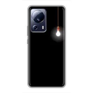 Чохол з картинками на чорному фоні для Xiaomi 13 Lite (Лампочка)