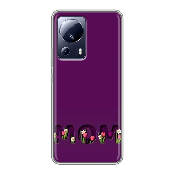 Чохол з малюнком «Мама з квітами» для Xiaomi 13 Lite