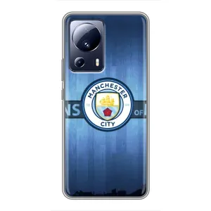 Силіконові Чохли з принтом Футбол на Xiaomi 13 Lite (ManCity)