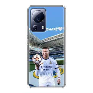 Чехол (TPU) с Футболистом на Xiaomi 13 Lite (Mbappe Real)