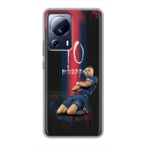 Чехол (TPU) с Футболистом на Xiaomi 13 Lite (MBAPPE 10)