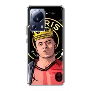 Чехол (TPU) с Футболистом на Xiaomi 13 Lite (Mbappe King)