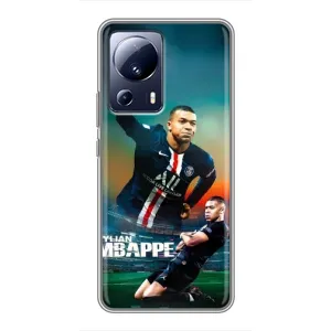 Чехол (TPU) с Футболистом на Xiaomi 13 Lite (MBAPPE)